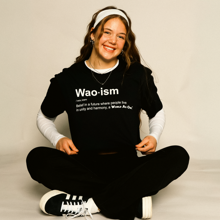 Waoism Definition - Unisex T-Shirt Black &amp; White