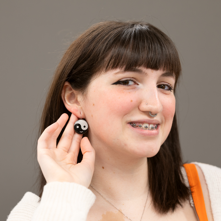Yin &amp; Yang - Dangle Earrings