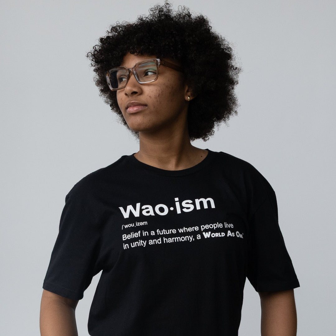 Waoism Definition - Unisex T-Shirt Black &amp; White