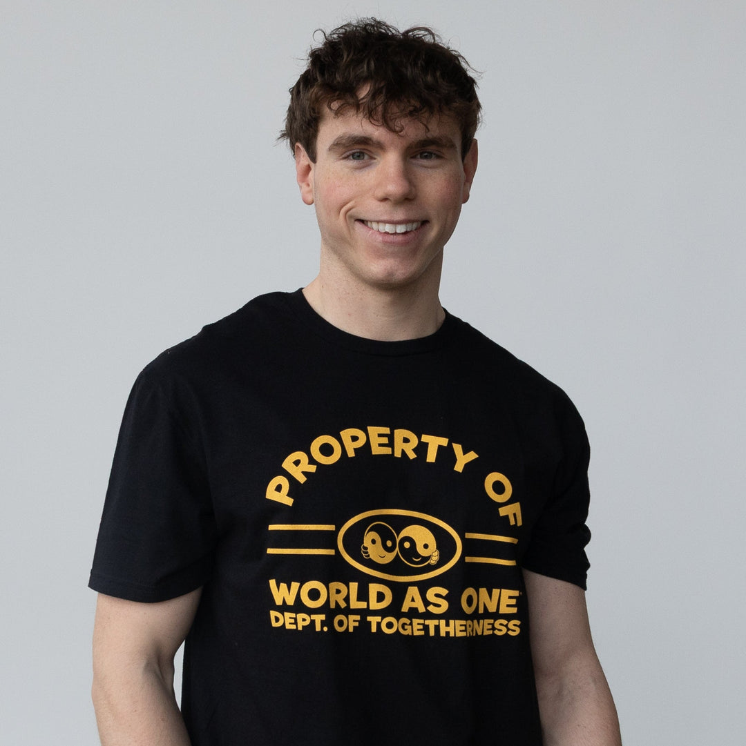 Property of Dept. of Togetherness - Unisex T-Shirt Black &amp; Gold