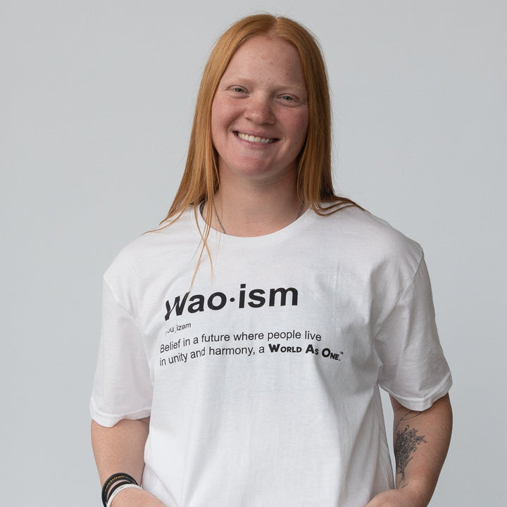 Waoism Definition - Unisex T-Shirt White &amp; Black
