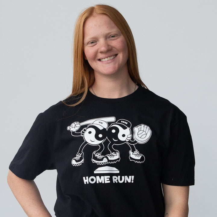 Home Run! - Unisex T-Shirt Black &amp; White