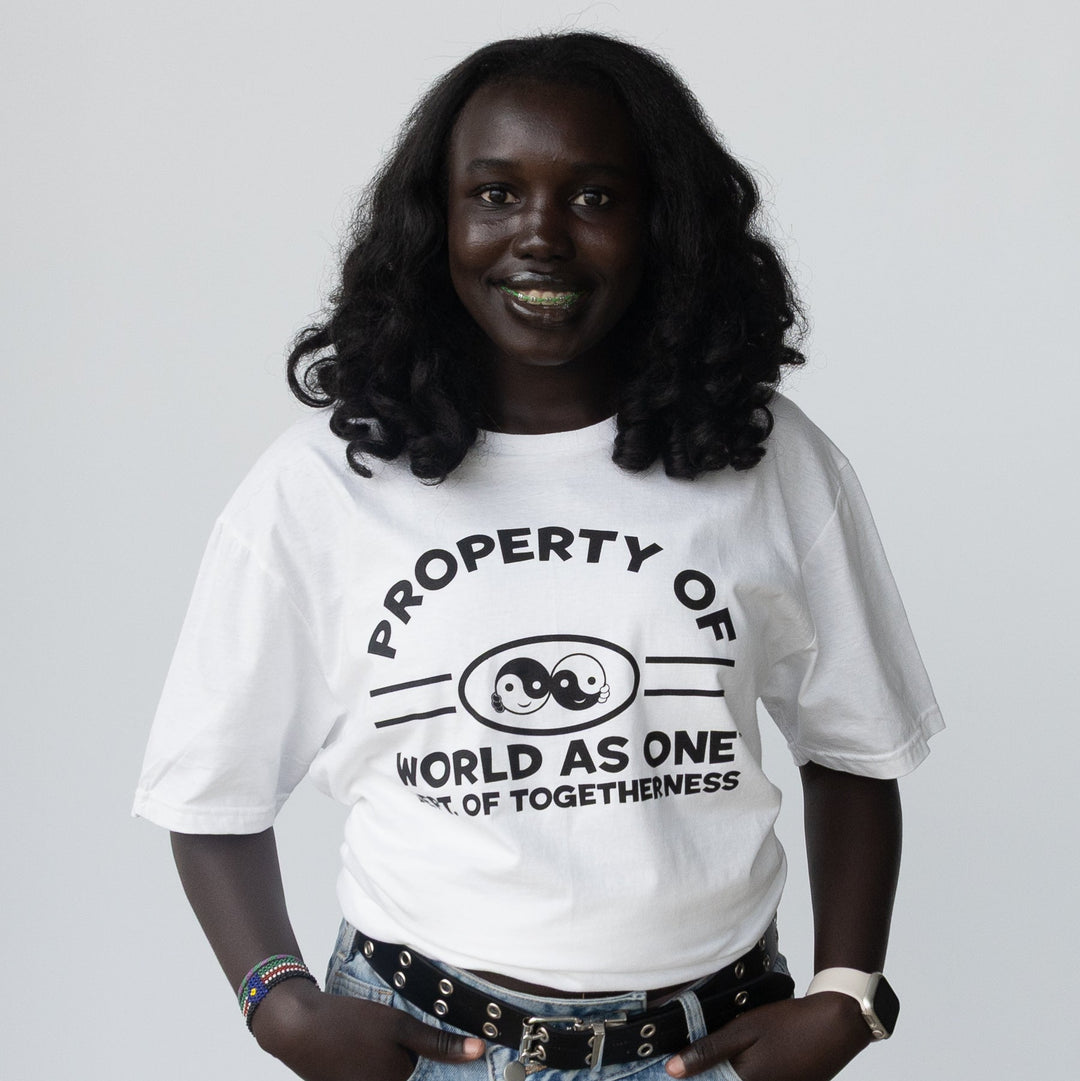Property of Dept. of Togetherness - Unisex T-Shirt White &amp; Black