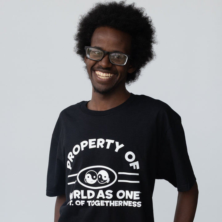Property of Dept. of Togetherness - Unisex T-Shirt Black &amp; White