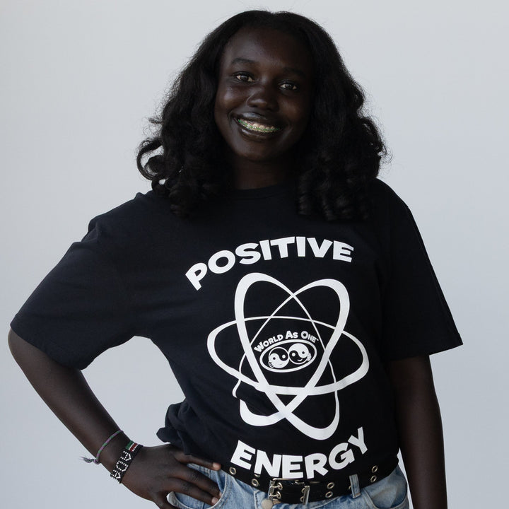 Positive Energy - Unisex T-Shirt Black &amp; White