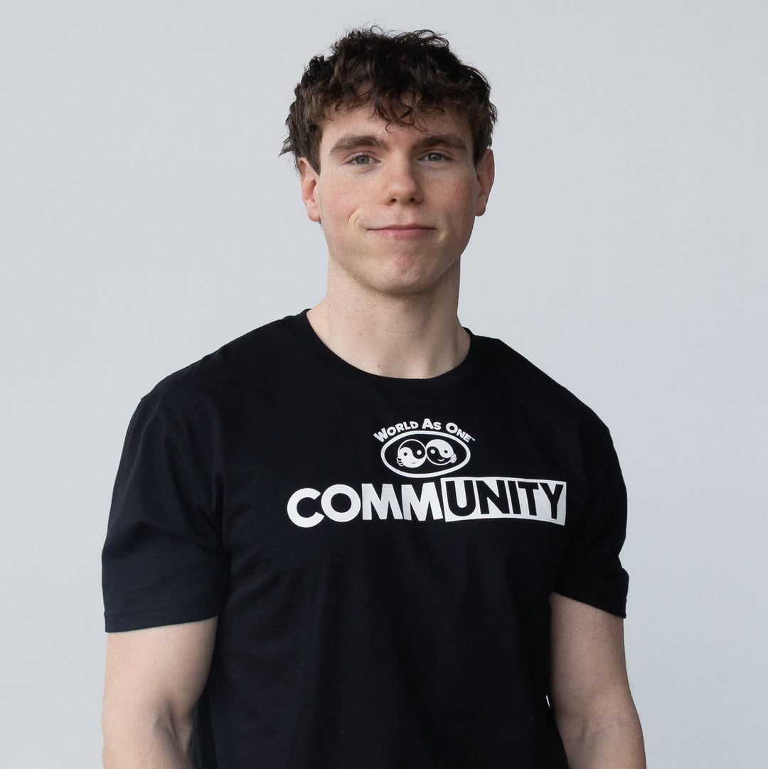 CommUNITY - Unisex T-Shirt Black &amp; White