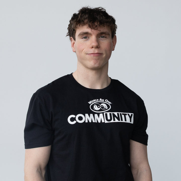 CommUNITY - Unisex T-Shirt Black &amp; White