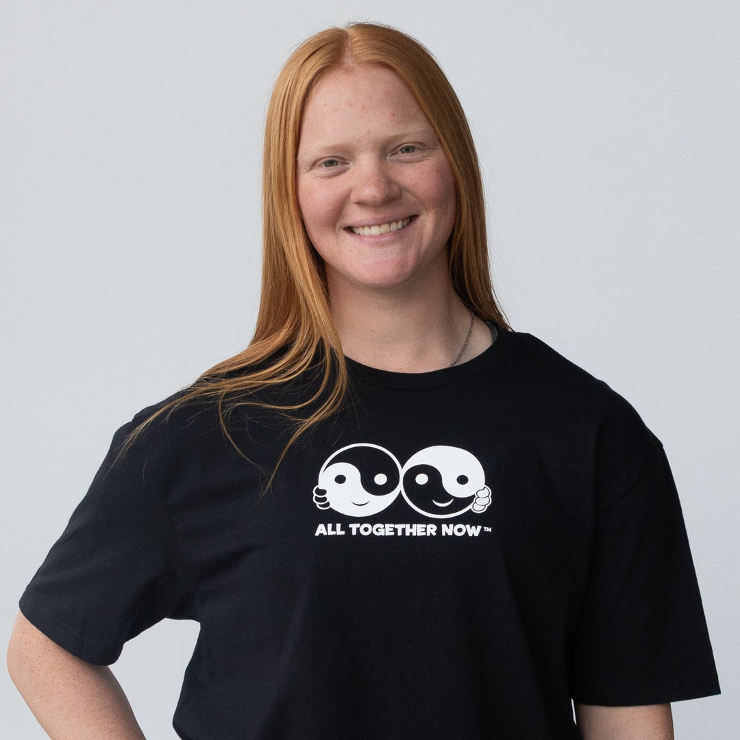 All Together Now - Unisex T-Shirt Black &amp; White