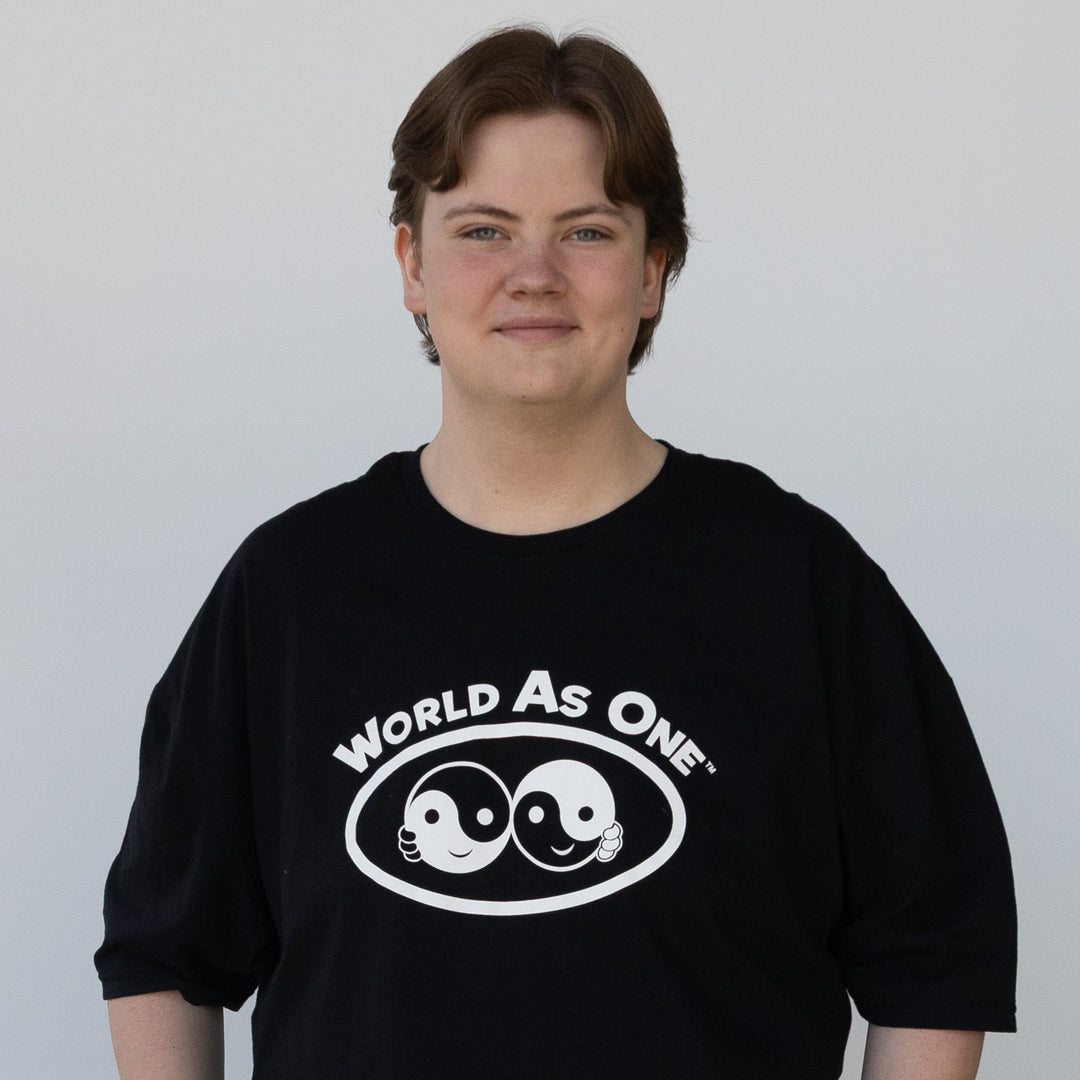 World As One - Unisex T-Shirt Black &amp; White