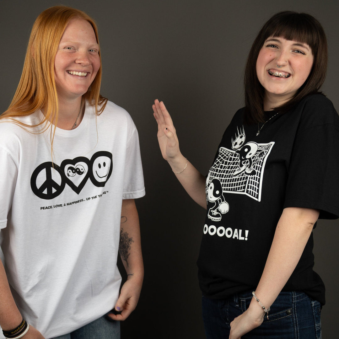 Goooooal! - Unisex T-Shirt Black &amp; White