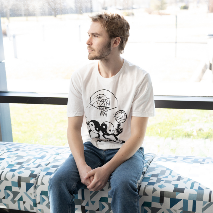 Swish! - Unisex T-Shirt White &amp; Black