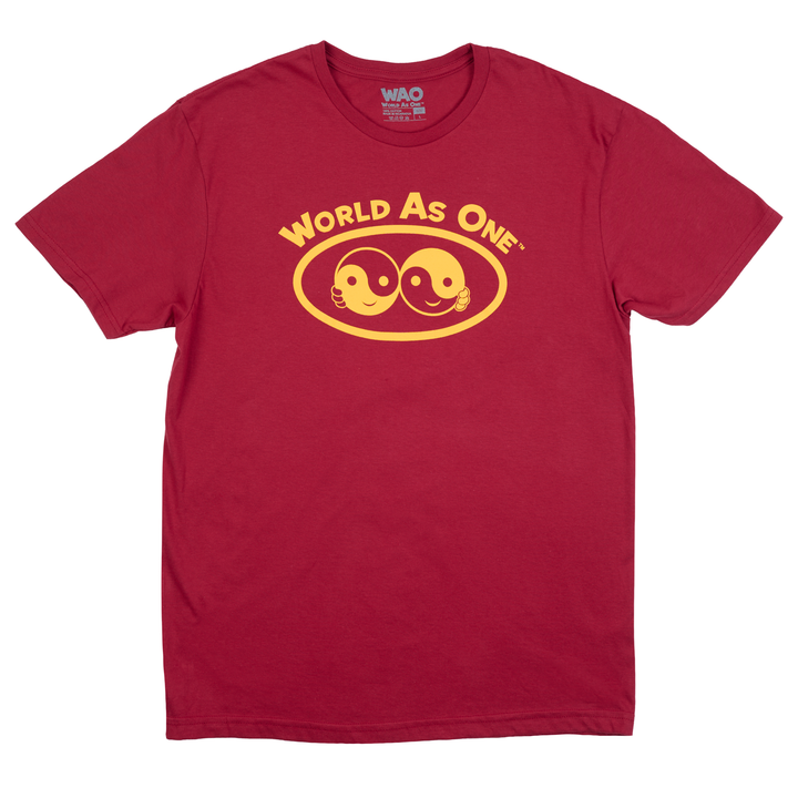 World As One - Unisex T-Shirt Cardinal &amp; Gold