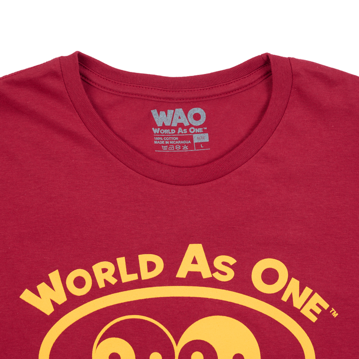 World As One - Unisex T-Shirt Cardinal &amp; Gold