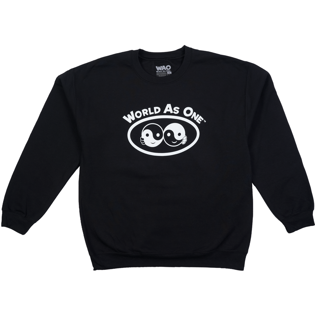 World As One - Unisex Sweatshirt Black &amp; White