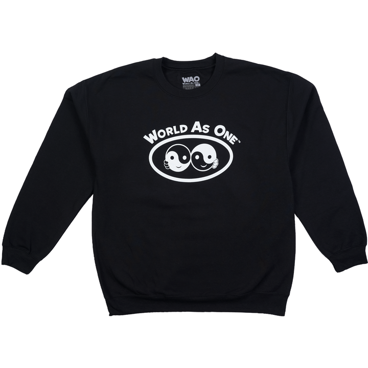 World As One - Unisex Sweatshirt Black &amp; White