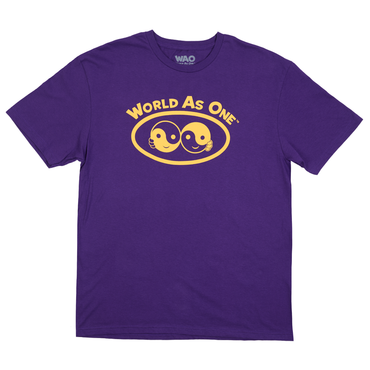 World As One - Unisex T-Shirt Purple &amp; Gold
