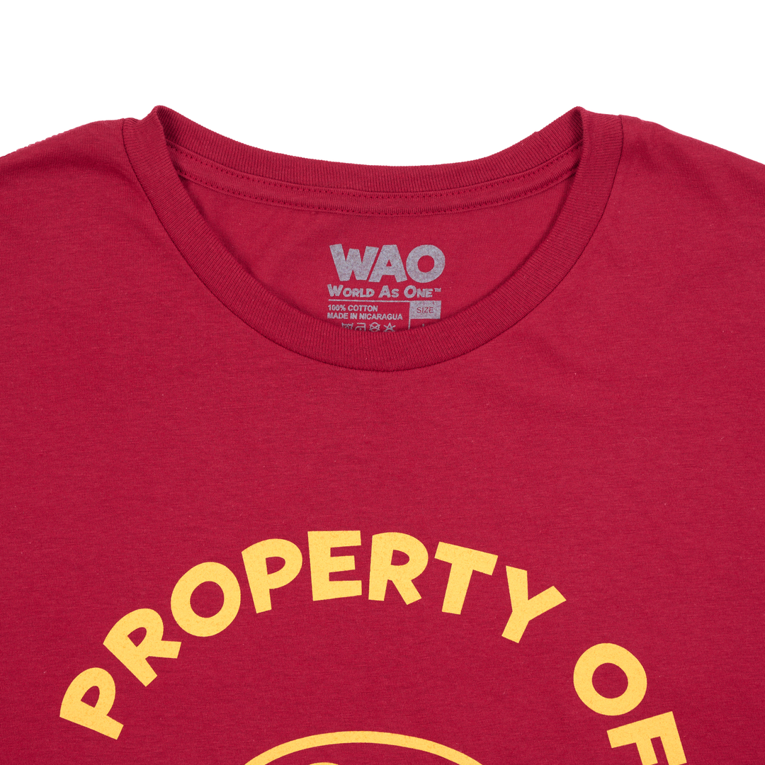 Property of Dept. of Togetherness - Unisex T-Shirt Cardinal &amp; Gold