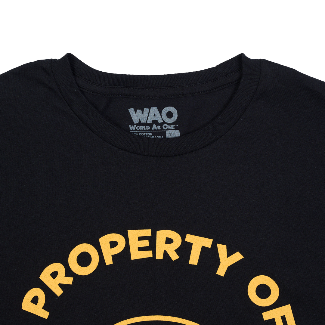Property of Dept. of Togetherness - Unisex T-Shirt Black &amp; Gold