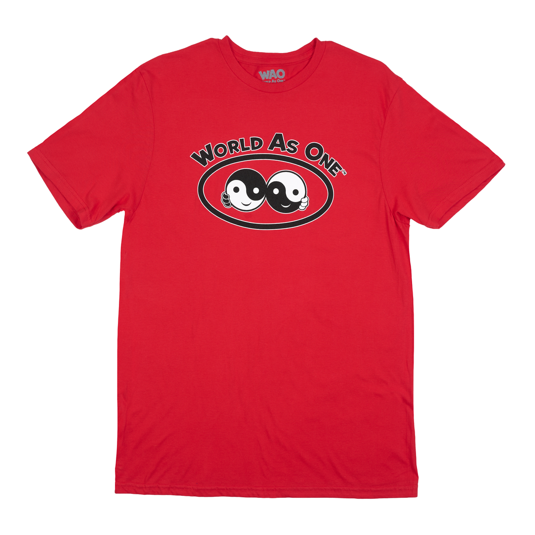 World As One - Unisex T-Shirt Red, Black &amp; White