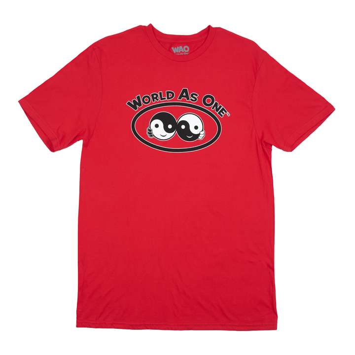 World As One - Unisex T-Shirt Red, Black &amp; White
