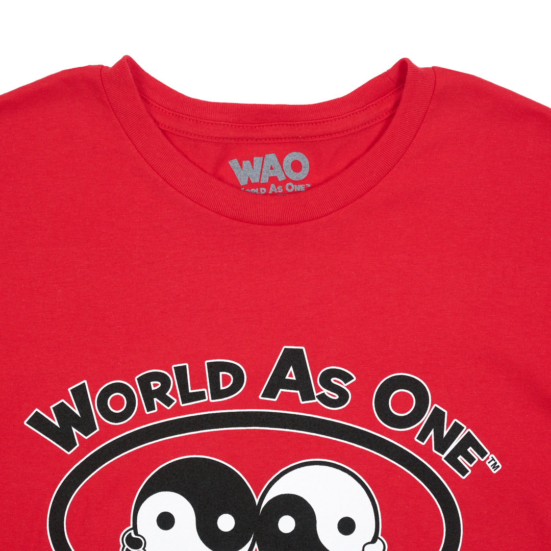 World As One - Unisex T-Shirt Red, Black &amp; White