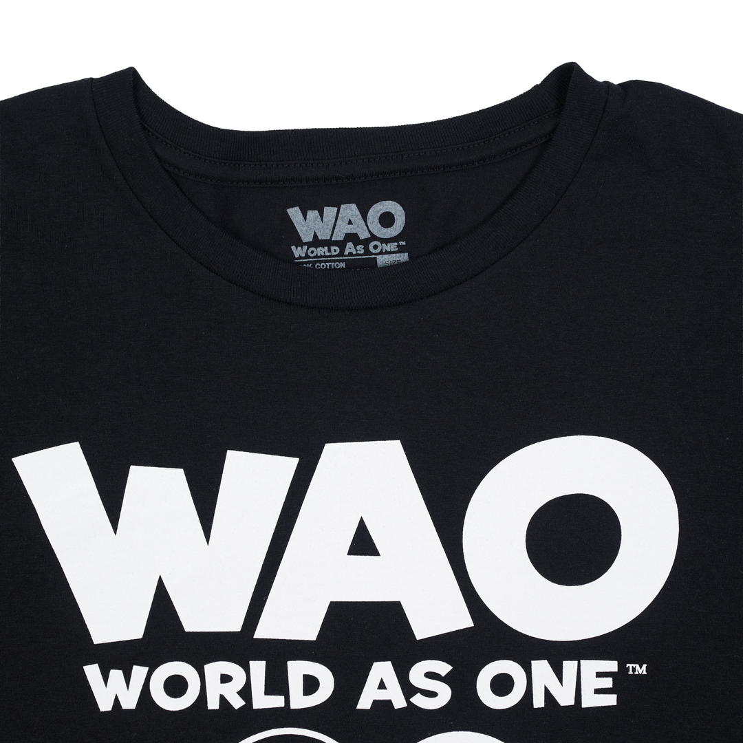 WAO - Unisex T-Shirt Black &amp; White