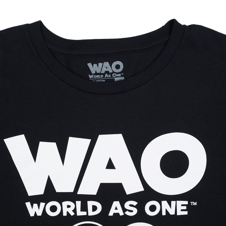 WAO - Unisex T-Shirt Black &amp; White