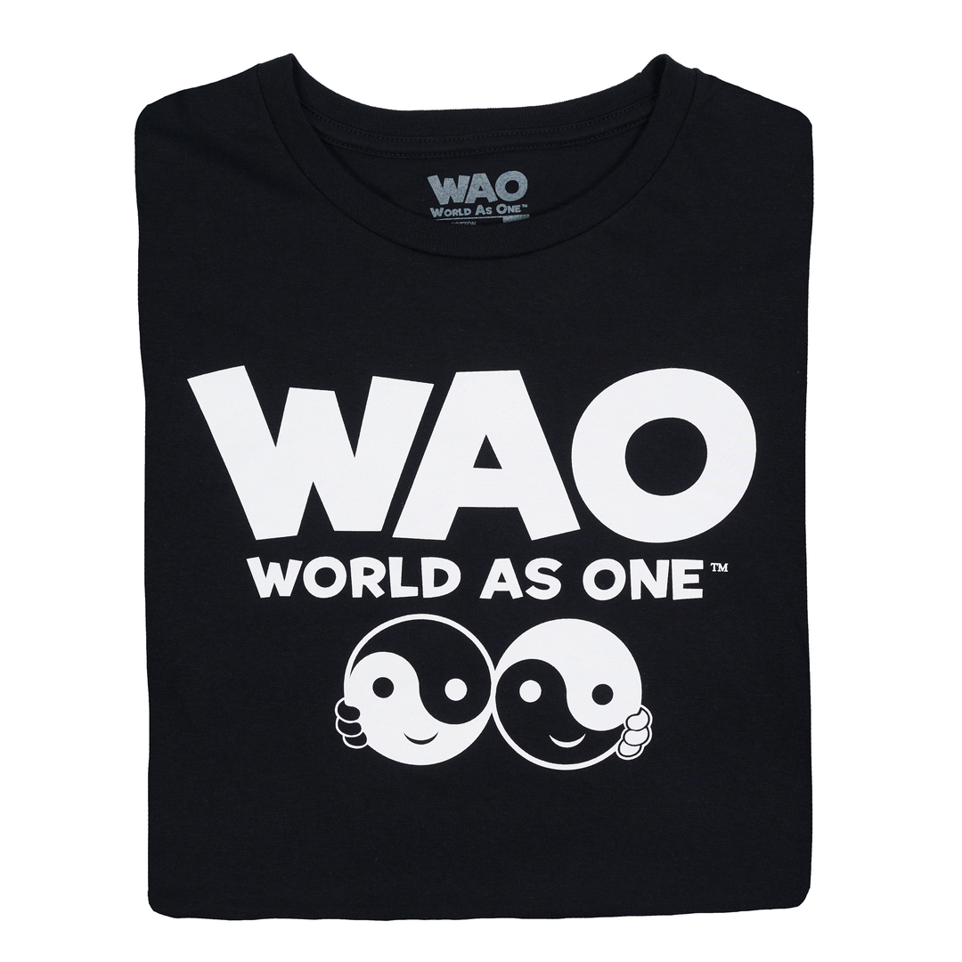 WAO - Unisex T-Shirt Black &amp; White