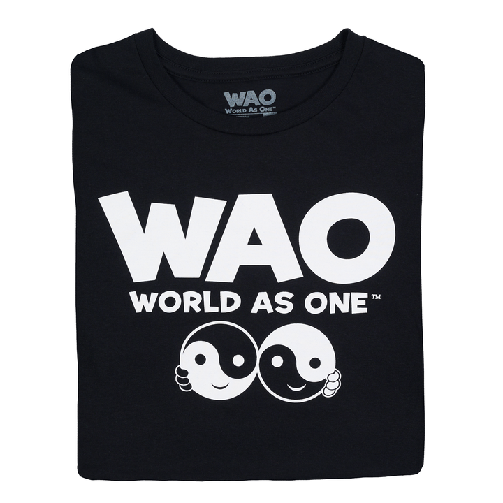 WAO - Unisex T-Shirt Black &amp; White