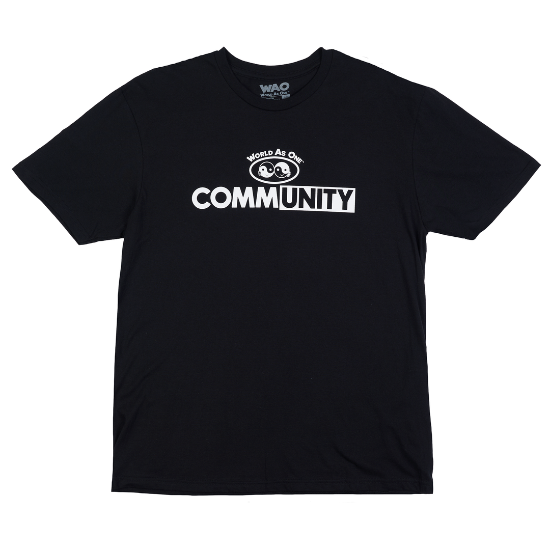 CommUNITY - Unisex T-Shirt Black &amp; White