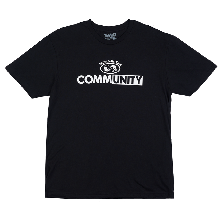 CommUNITY - Unisex T-Shirt Black &amp; White