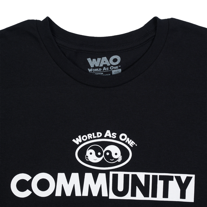CommUNITY - Unisex T-Shirt Black &amp; White