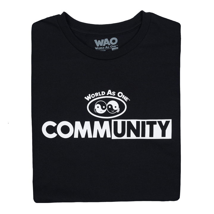 CommUNITY - Unisex T-Shirt Black &amp; White