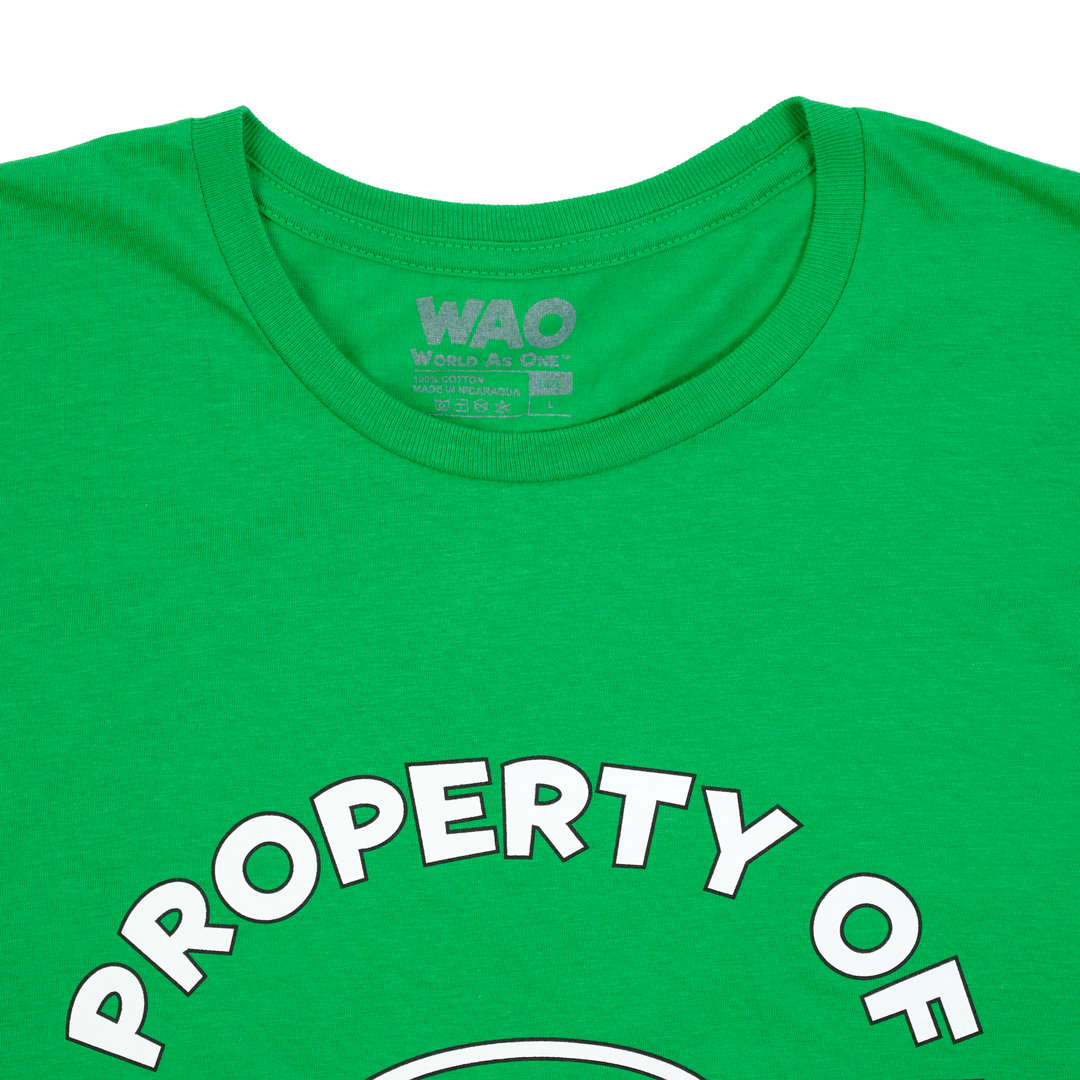 Property of Dept. of Togetherness - Unisex T-Shirt Kelly Green, Black &amp; White
