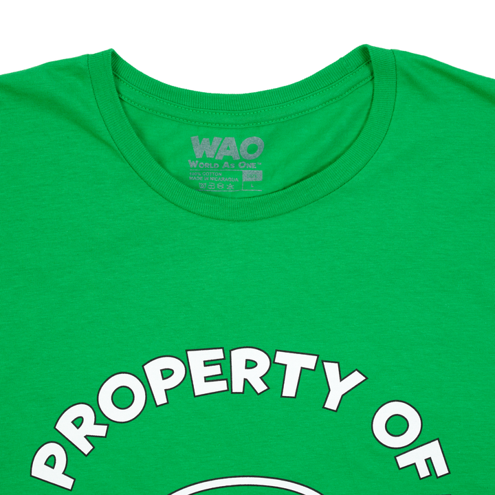 Property of Dept. of Togetherness - Unisex T-Shirt Kelly Green, Black &amp; White
