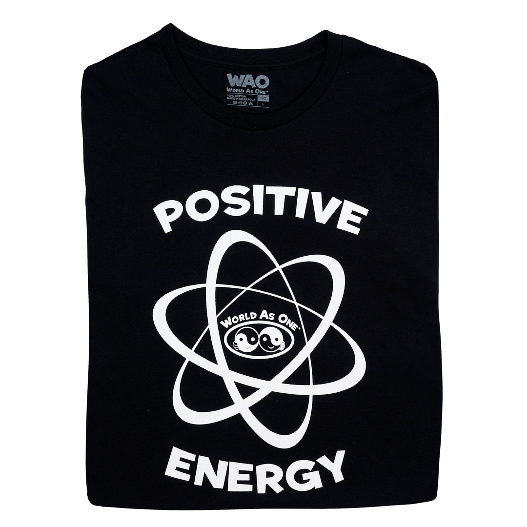 Positive Energy - Unisex T-Shirt Black &amp; White