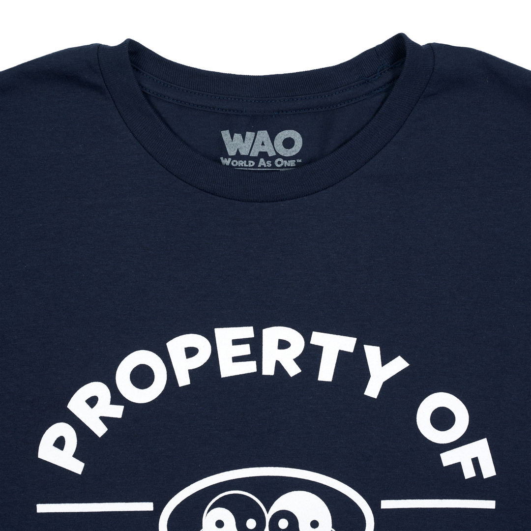 Property of Dept. of Togetherness - Unisex T-Shirt Navy &amp; White