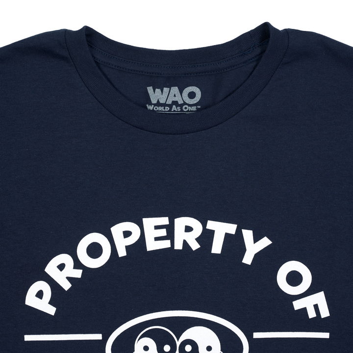 Property of Dept. of Togetherness - Unisex T-Shirt Navy &amp; White