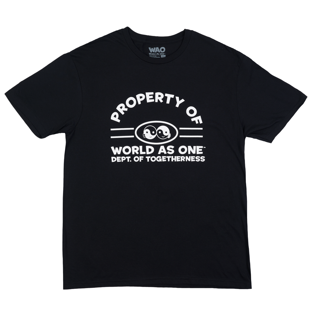 Property of Dept. of Togetherness - Unisex T-Shirt Black &amp; White