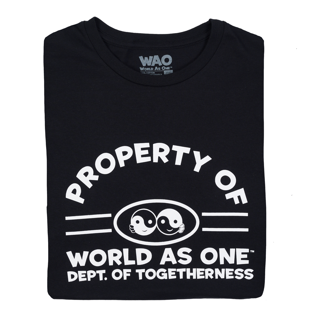 Property of Dept. of Togetherness - Unisex T-Shirt Black &amp; White