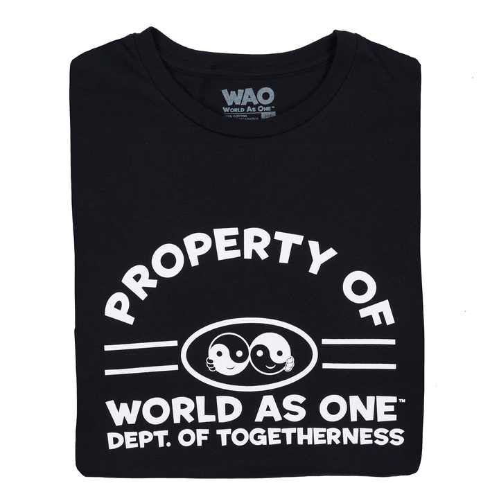 Property of Dept. of Togetherness - Unisex T-Shirt Black &amp; White