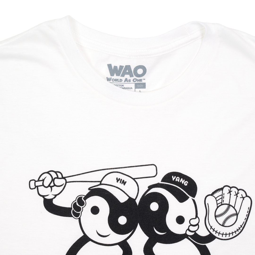 Home Run! - Unisex T-Shirt White &amp; Black