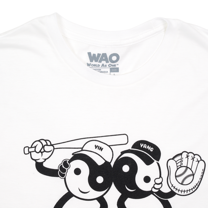Home Run! - Unisex T-Shirt White &amp; Black