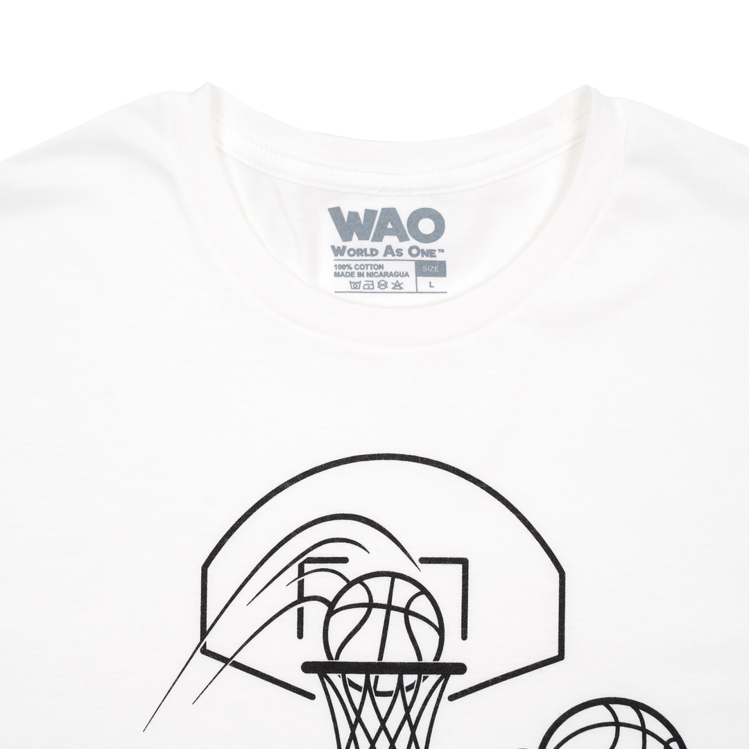 Swish! - Unisex T-Shirt White &amp; Black