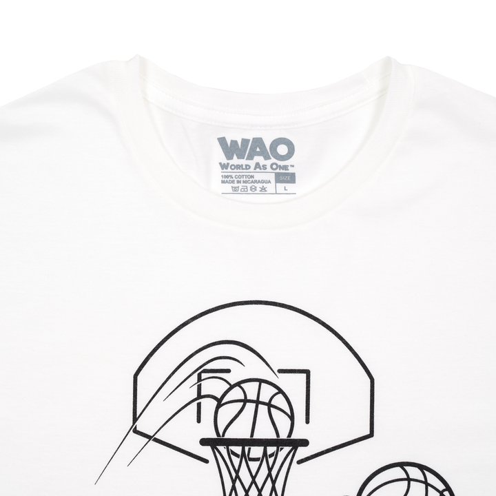 Swish! - Unisex T-Shirt White &amp; Black