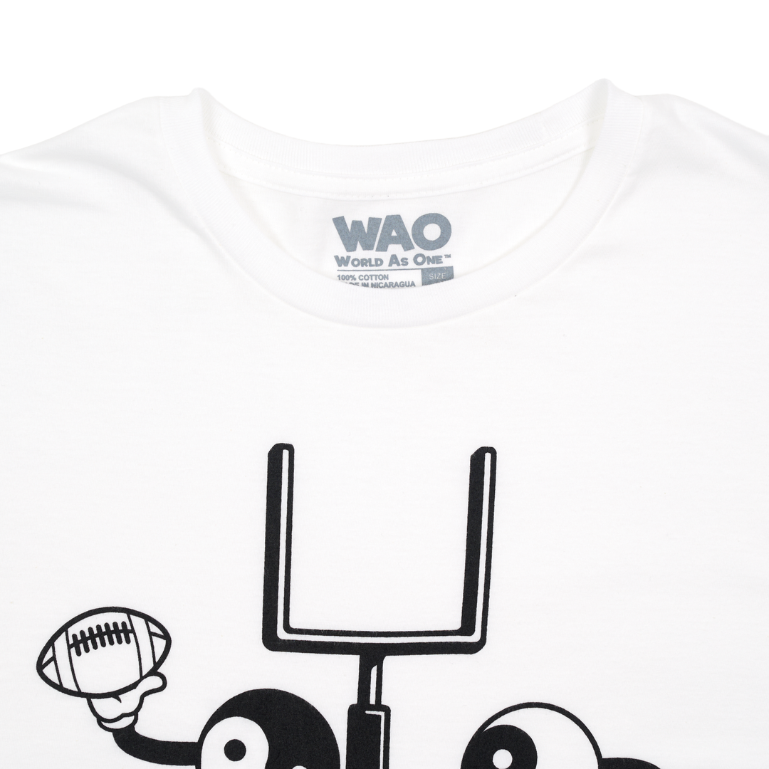 Touchdown! - Unisex T-Shirt White &amp; Black