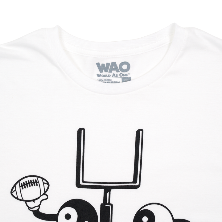 Touchdown! - Unisex T-Shirt White &amp; Black
