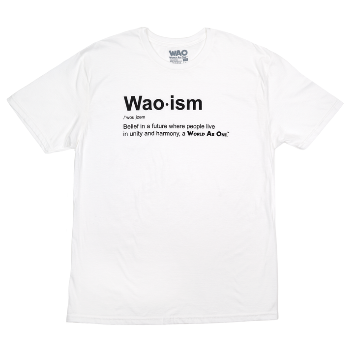 Waoism Definition - Unisex T-Shirt White &amp; Black