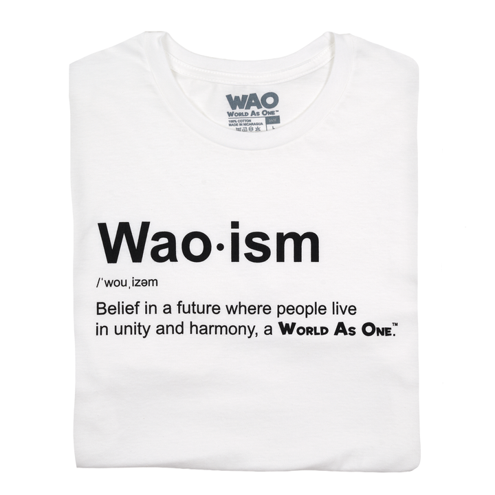 Waoism Definition - Unisex T-Shirt White &amp; Black