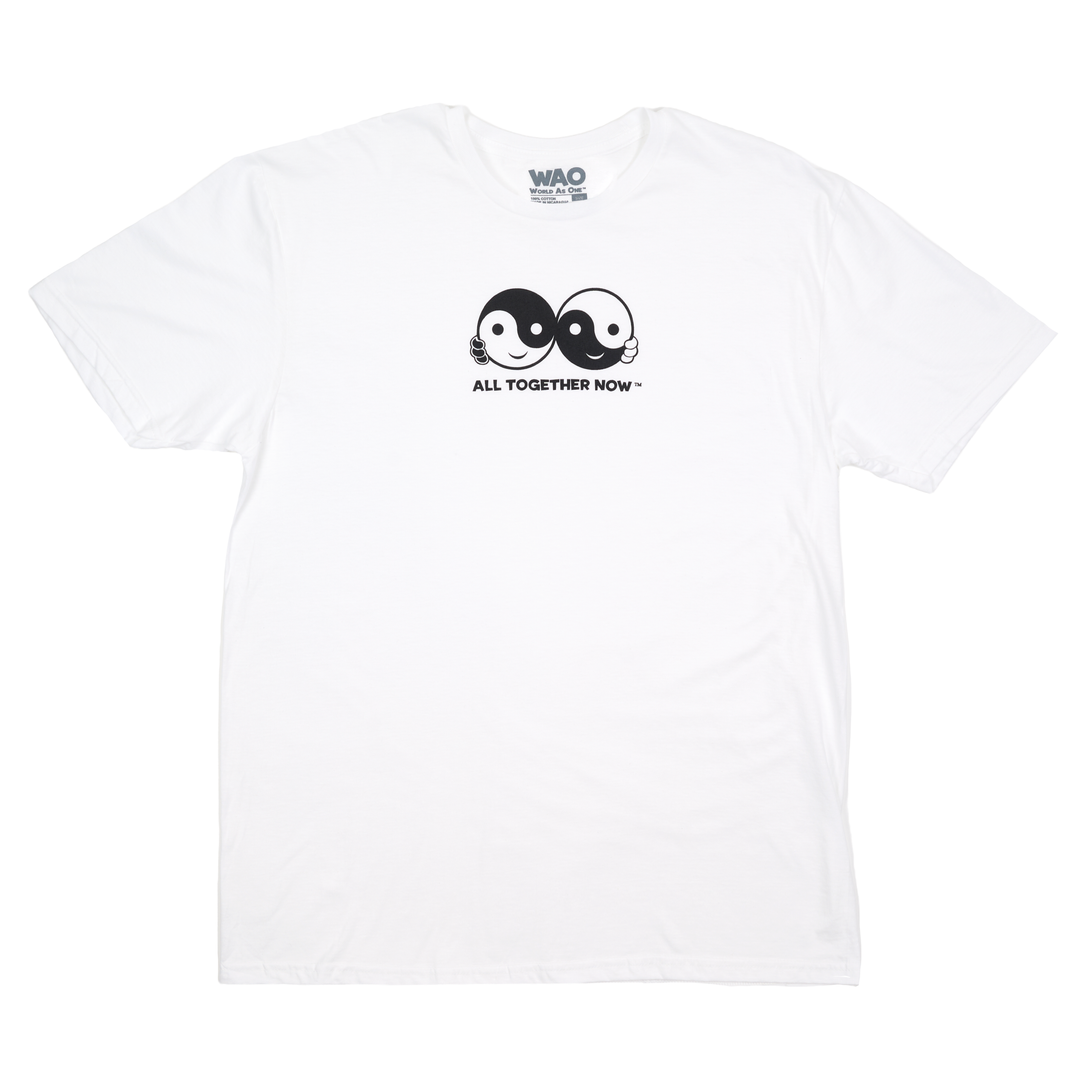 All Together Now - Unisex T-Shirt White &amp; Black